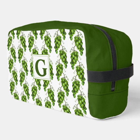 Groene druiven toilettas toilettasje (Linkerhoek)