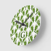 Groene druiven wandklok (Hoek)