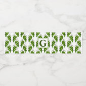 Groene druiven Water fles etiketten (Enkel label)