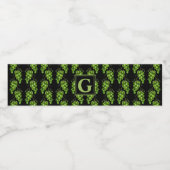 Groene druiven Water fles etiketten (Enkel label)