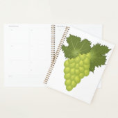 Groene Druiven Wijnstok Bladeren Vers Fruit Planner (Display)