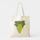 Groene Druiven Wijnstok Bladeren Vers Fruit Tote Bag (Achterkant)