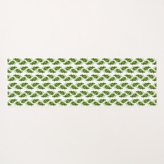 Groene Druiven Yoga Mat (Achterkant (horizontaal))
