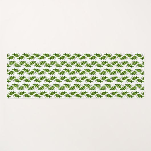 Groene Druiven Yoga Mat (Voorkant (horizontaal))