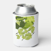Groene druivenbladeren blikjeskoeler (Blikje Voorkant)