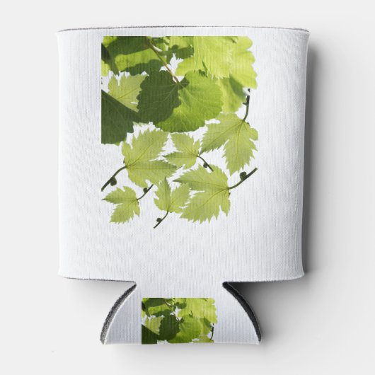 Groene druivenbladeren blikjeskoeler (Voorkant)