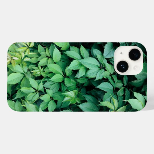 Groene druivenbladeren Case-Mate iPhone case (Achterkant (horizontaal))