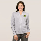 Groene druivenbladeren hoodie (Voorkant volledig)