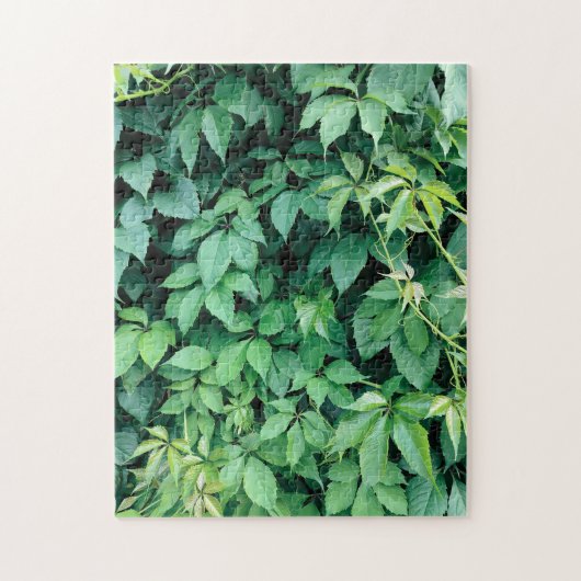 Groene druivenbladeren legpuzzel (Verticaal)