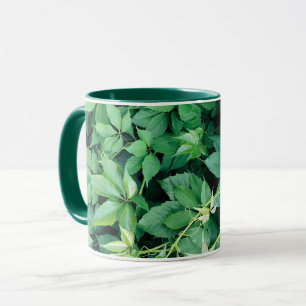 Groene druivenbladeren mok