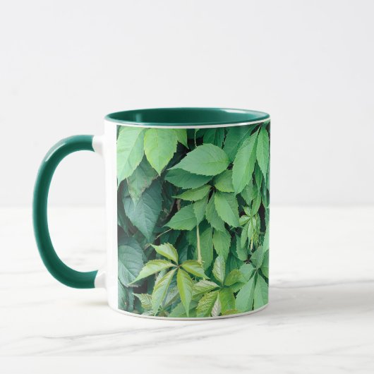 Groene druivenbladeren mok (Links)