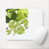 Groene druivenbladeren muismat (Met muis)