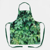 Groene druivenbladeren schort (Voorkant)