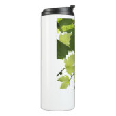 Groene druivenbladeren thermosbeker (Gedraaid links)