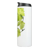 Groene druivenbladeren thermosbeker (Geroteerd rechts)