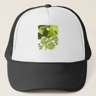 Groene druivenbladeren trucker pet