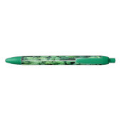Groene druivenbladeren zwarte inkt pen (Achterkant)