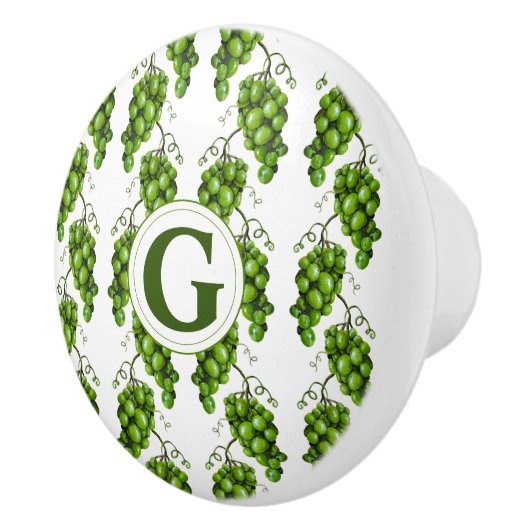 groene druivenknop keramische knop (Rechts)