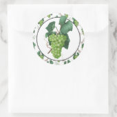 Groene Druivenvoer leuke sticker (Tas)