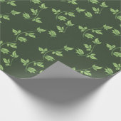 groene druivenwijnstok cadeaupapier (Hoek)