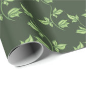 groene druivenwijnstok cadeaupapier (Rol Hoek)