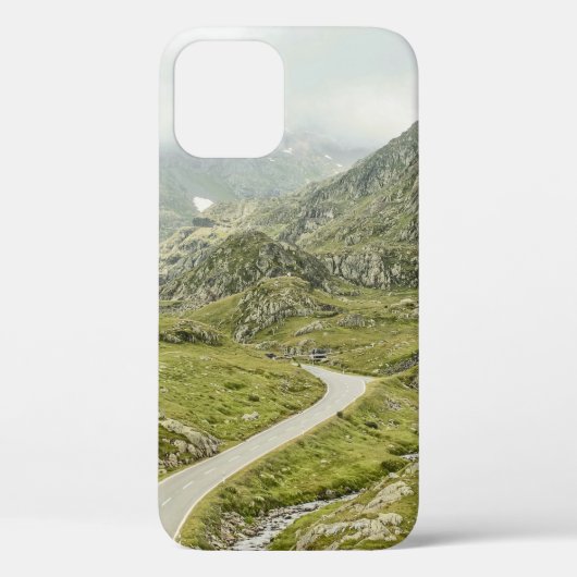 GROENE DRUKVELD EN MOUNTAS Case-Mate iPhone CASE (Achterkant)