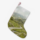 GROENE DRUKVELD EN MOUNTAS KLEINE KERSTSOK (Voorkant (Hangend))