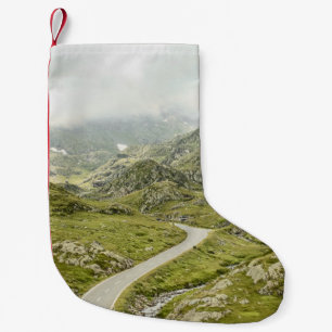 GROENE DRUKVELD EN MOUNTAS KLEINE KERSTSOK