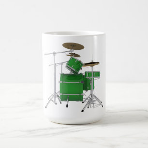 Groene drumstel: koffiemok