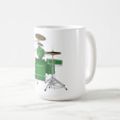 Groene drumstel: koffiemok (Voorkant rechts)