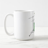Groene drumstel: koffiemok (Links)