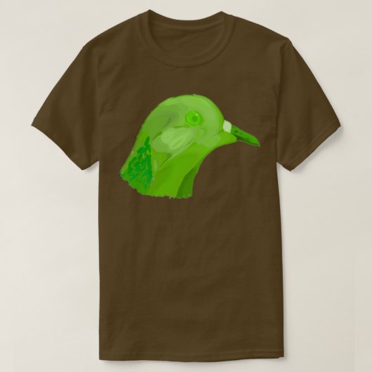 Groene duif 1 t-shirt (Design voorkant)