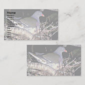 Groene duif visitekaartje (Voorkant / Achterkant)