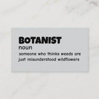Groene Duim Definitie Humor Visitekaartje
