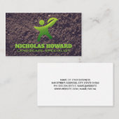 Groene duim Logo | Visitekaartje in de bodem (Voorkant / Achterkant)