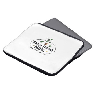 Groene Duim Magie | Stads Tuinieren Laptop Sleeve