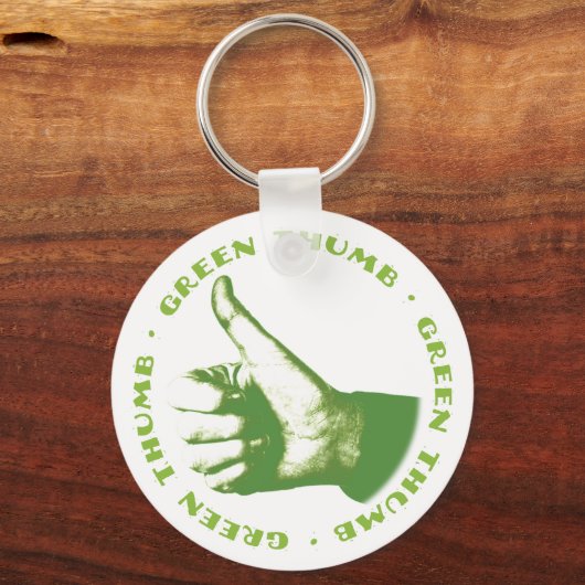 Groene duim sleutelhanger (Voorkant)