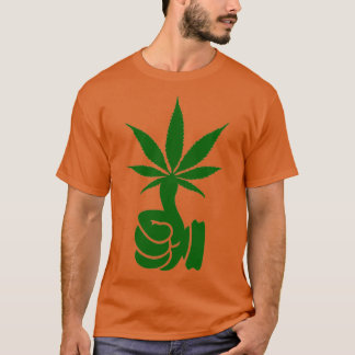 Groene duim (Weed) VRS2 T-shirt