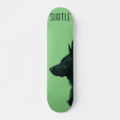Groene Duitse herder Persoonlijk Skateboard (Voorkant)