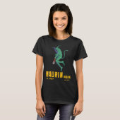 Groene duivel met wijn t-shirt (Voorkant volledig)