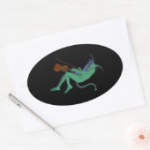 Groene Duivel Soloist Sticker (4 tellen) (Envelop)