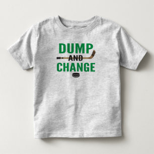Groene Dump en Wissel Hockey Kinder Shirts