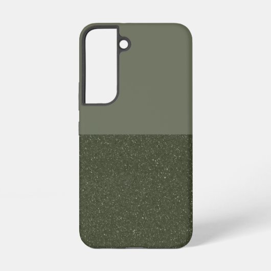  groene Duo-Tone Galaxy S22 Hoesje Samsung Galaxy Hoesje (Achterkant)