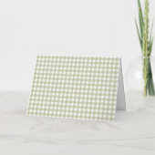 Groene Dwaas Gans Babyshower Bedankkaart (Achterkant)
