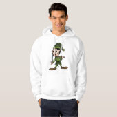Groene Dwerg Hoodie (Voorkant volledig)
