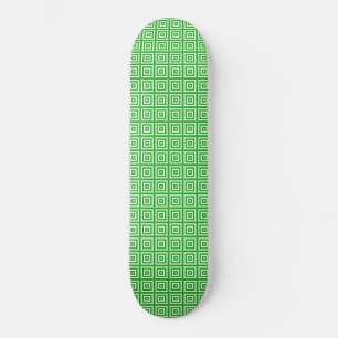 Groene Echo Squares Persoonlijk Skateboard