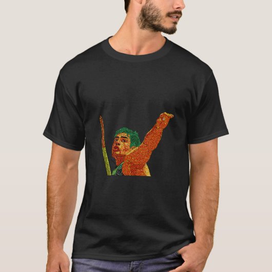 Groene economie Art Series 3 "Arshad Nadeem Pakist T-shirt (Voorkant)