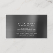 Groene economie Fern Eco Organic Grau Silver Minim Visitekaartje (Achterkant)