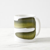 Groene Eel Koffiemok (Voorkant rechts)