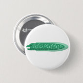 Groene Eel Primitieve stijl Ronde Button 5,7 Cm (Voorkant /achterkant)